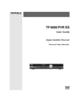 Topfield TF 6000 PVR ES User manual