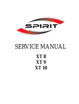 Spirit XT 9 User manual