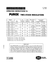 ESAB Purox Two-Stage Regulators User manual