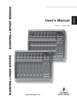 Behringer BCR2000 User manual