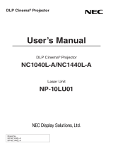 NEC NC1440L Owner's manual