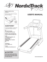 NordicTrack T17.0 User manual