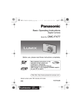 Panasonic DMCFX77EB Operating instructions