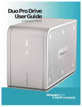 SimpleTech Duo Pro Drive FP-UFE2/1TB User manual
