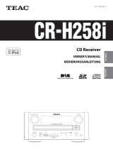 TEAC CR-H258i Owner's manual