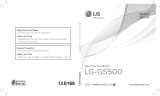LG GS500.AHASBK User manual