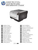 HP LaserJet Pro CP1525 Color Printer series Installation guide