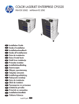 HP Color LaserJet Enterprise CP5525 Printer series Installation guide