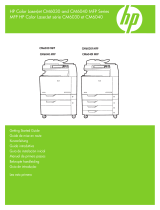 HP Color LaserJet CM6030/CM6040 Multifunction Printer series Quick start guide