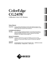 Eizo CG241W Owner's manual