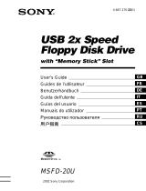 Sony MSFD-20U Owner's manual