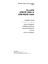 Fluke Logiciel pour PC FlukeView Forms et câble RS232 Installation guide