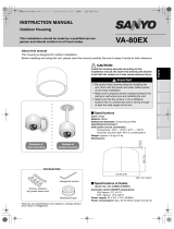 Sanyo VA-80EX User manual