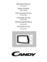 Candy CMO 18 Owner's manual