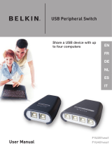 Belkin SWITCH POUR PÉRIPHÉRIQUES USB 2X1 #F1U201EA Owner's manual