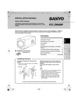 Sanyo VCC-ZM500P Installation guide