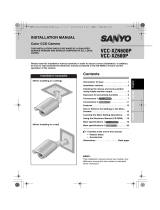 Sanyo VCC-XZ600P Installation guide