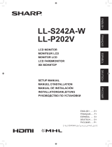 Sharp LL-P202V Owner's manual