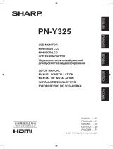 Sharp PNY325 Owner's manual