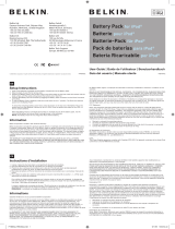 Belkin BLOC-PILES DE RECHANGE POUR IPOD, AVEC DOCK CONNECTOR #F8E464EA Owner's manual
