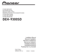 Pioneer DEH-9300SD Owner's manual