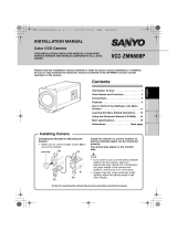 Sanyo VCC-ZMN600P Installation guide