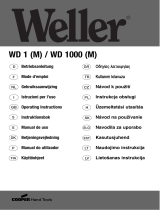 Weller WD 1M Operating Instructions Manual