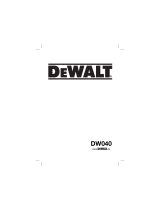 DeWalt DW040P User manual