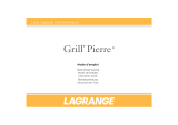 LAGRANGE GRILL PIERRE Owner's manual