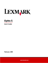 Lexmark Optra S 1625 User manual
