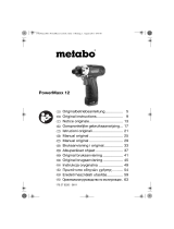 Metabo POWERMAXX12 Owner's manual