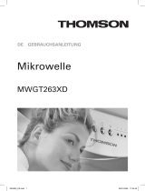 Thomson MWGT263XD Owner's manual