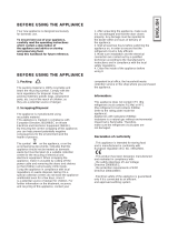 Hoover CFO050ECFU 050E User manual