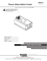 Lincoln Electric Water Cooler Operating instructions