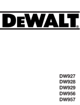 DeWalt DW928 User manual