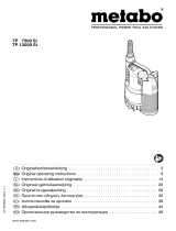 Metabo TP 12000 SI Owner's manual