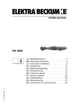 Elektra Beckum RS 4000 User manual