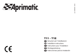 Aprimatic T11 Owner's manual