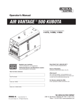 Lincoln Electric Air Vantage 500 Operating instructions