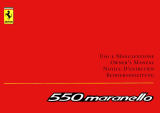 Ferrari 2001 550 Maranello Owner's manual