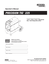 Lincoln Electric Precision TIG 225 Operating instructions