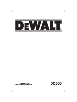 DeWalt DC500 User manual
