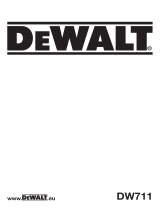 DeWalt DW711 T 5 Owner's manual