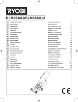 Ryobi RLM3640LI-1 Owner's manual