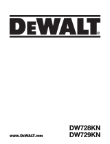 DeWalt DW728KN User manual