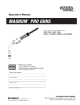 Lincoln Electric Magnum Pro 550 Operating instructions