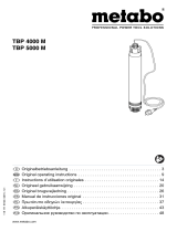 Metabo TBP 5000 M Owner's manual