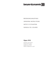Beyerdynamic NE 912 User manual