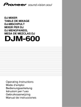 Pioneer DJM-600 Owner's manual