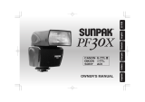 SUNPAK PF30X  Owner's manual